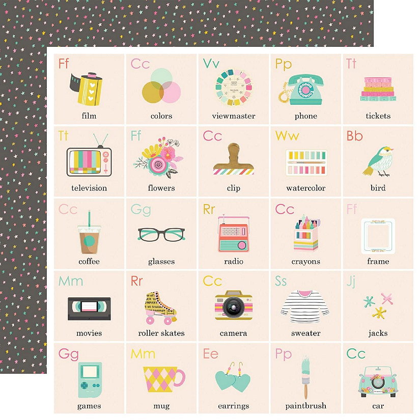 FreshCut Crafts Spring Cardstock – 21 Sheets, 7 Spring Colors, Double-Sided Acid-Free Paper For DIY & Scrapbooking