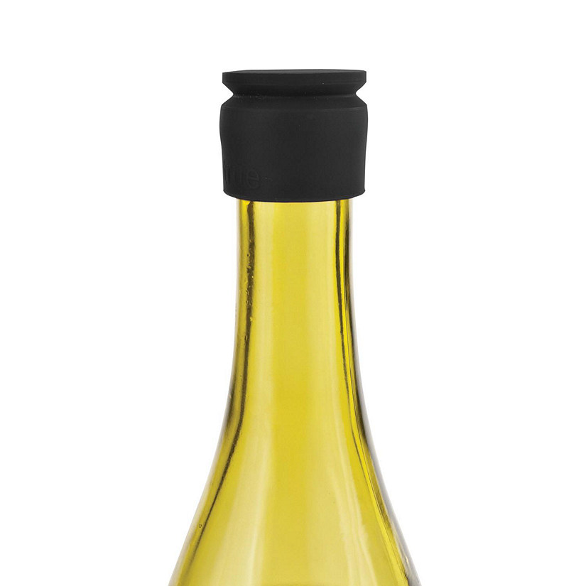 True TrueCap Bottle Stoppers in Black by True Image