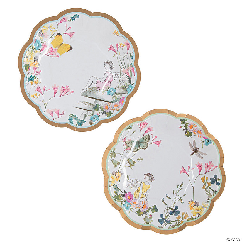 Truly Fairy Scalloped Paper Dessert Plates - 12 Ct. Image