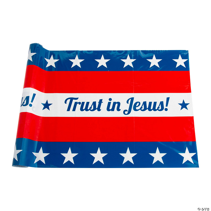 Trust in Jesus Patriotic Bunting Image