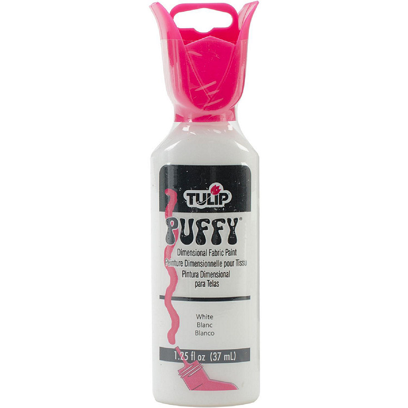 Tulip Dimensional Fabric Paint 1.25oz-Puffy - White Image