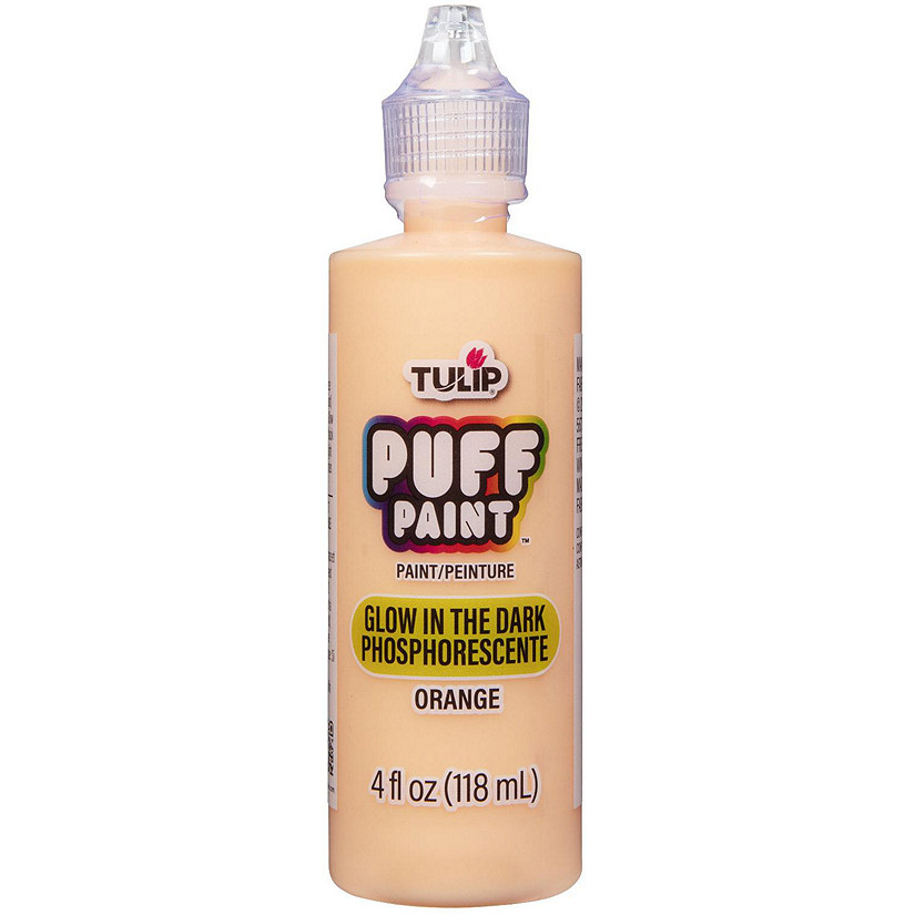 Tulip Dimensional Fabric Paint 4oz-Glow - Orange Image