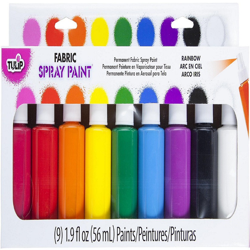 Tulip Fabric Spray Paint Party Pack 1.9oz 9/Pkg-Assorted Image