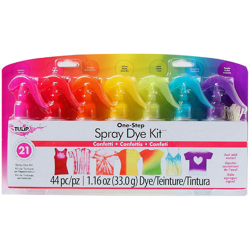 Tulip One-Step Spray Tie-Dye Kit-Confetti Image