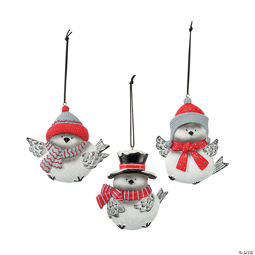 Tumbling Chickadee Ornaments - 12 Pc. Image