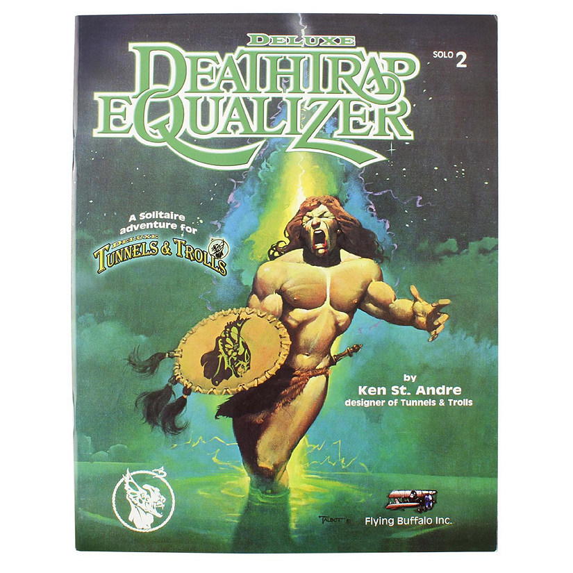 Tunnels & Trolls Solo Adventure 2: Deluxe Deathtrap Equalizer, Fantasy Role Playing Game Module Image