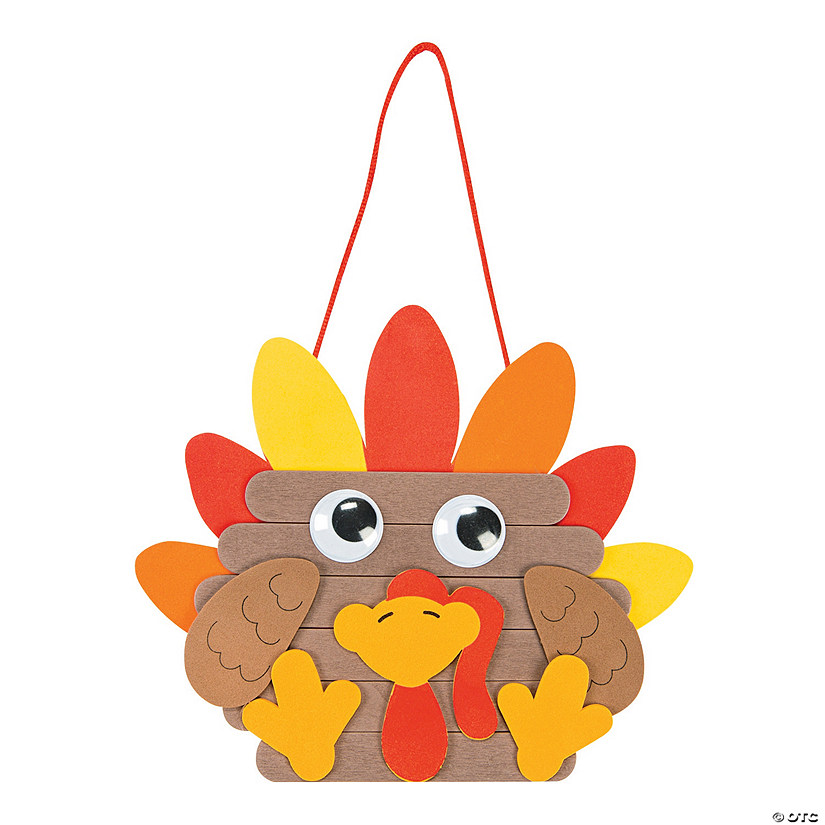 Turkey Door Hanger Craft Kit Makes 12 Oriental Trading