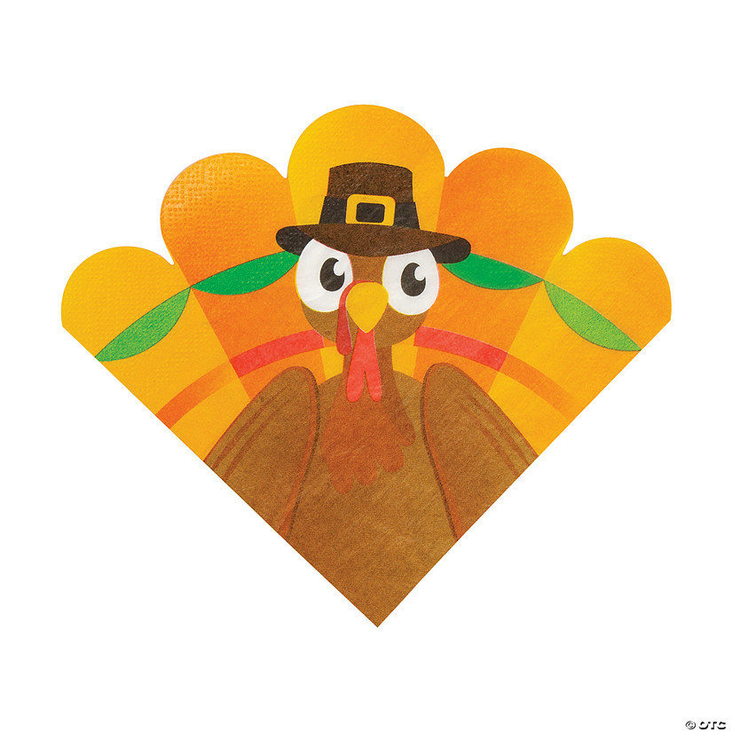 Turkey Luncheon Napkins - 16 Pc. Image