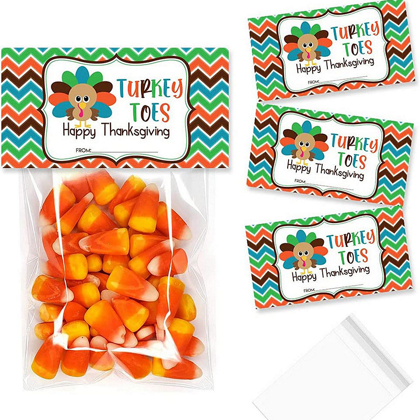 Turkey Toes Bag Toppers 40pc. by AmandaCreation Image