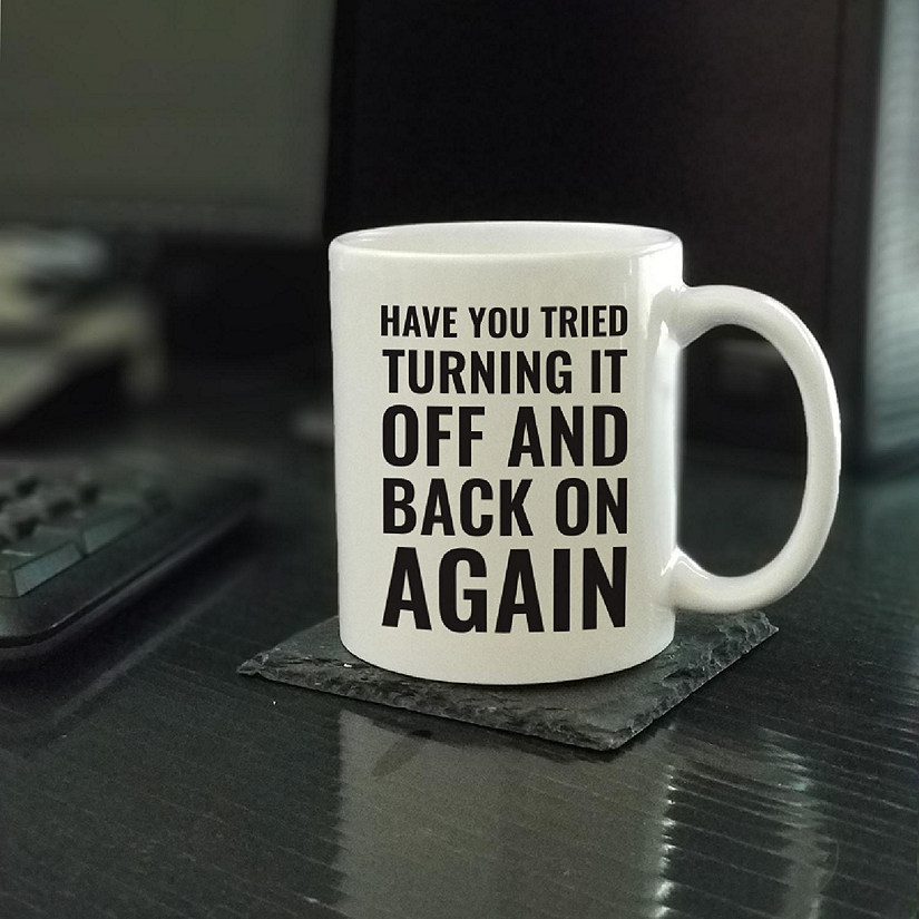 Turn It Off Back On ceramic mug Image