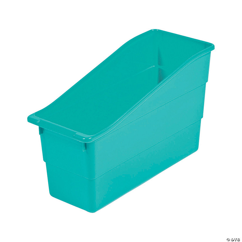 Turquoise Book Bins - 6 Pc. Image