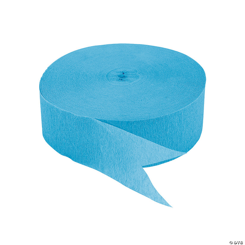 Turquoise Jumbo Paper Streamers Image