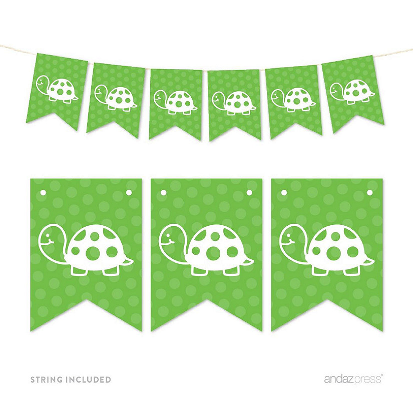 Turtle Banner - 4 x 5.5 Inch Image