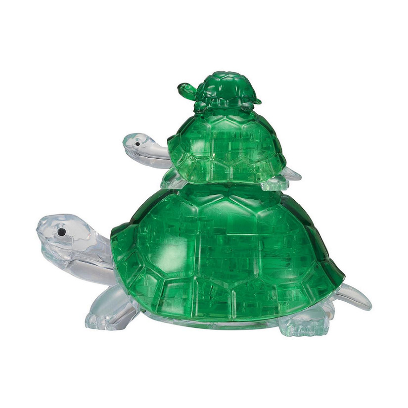 Turtles 37 Piece 3D Crystal Jigsaw Puzzle Image