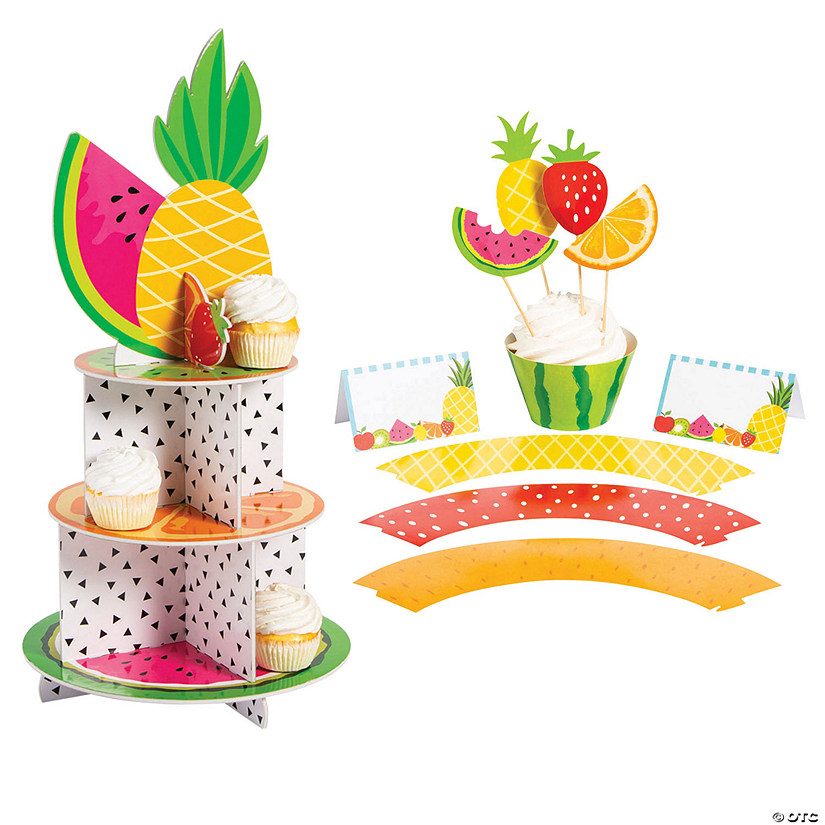 Tutti Frutti Dessert Table Decorating Kit - 151 Pc. Image