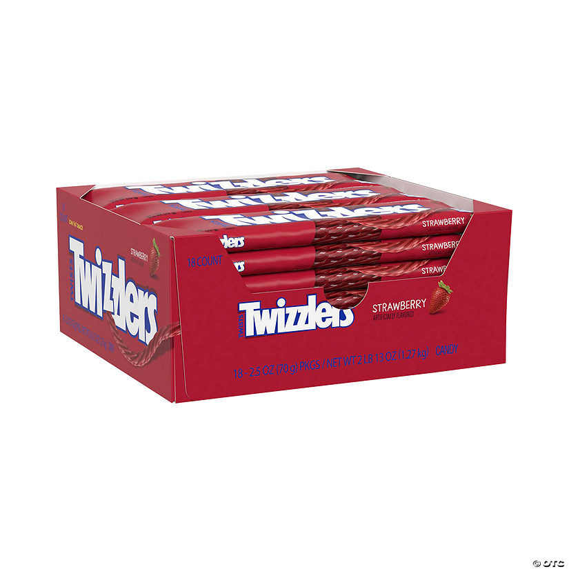 Twizzlers Strawberry Twists Licorice Candy Packs - 18 Pc. Image