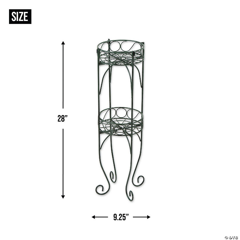Two-Tier Plant Stand 9.25X9.25X28" Image