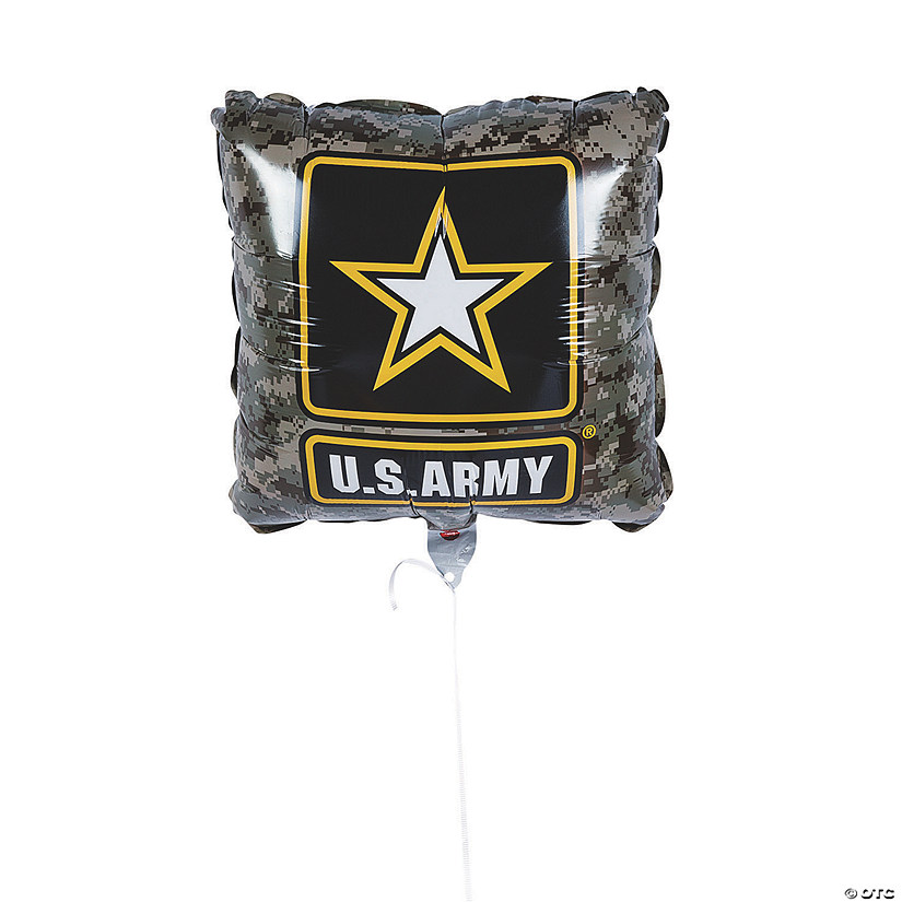 U.S. Army<sup>&#174;</sup> Camo Logo 18" Mylar Balloons - 3 Pc. Image