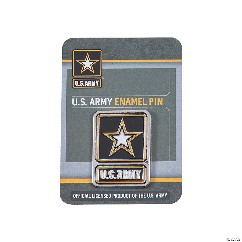 U.S. Army<sup>&#174;</sup> Enamel Pins with Card - 12 Pc. Image