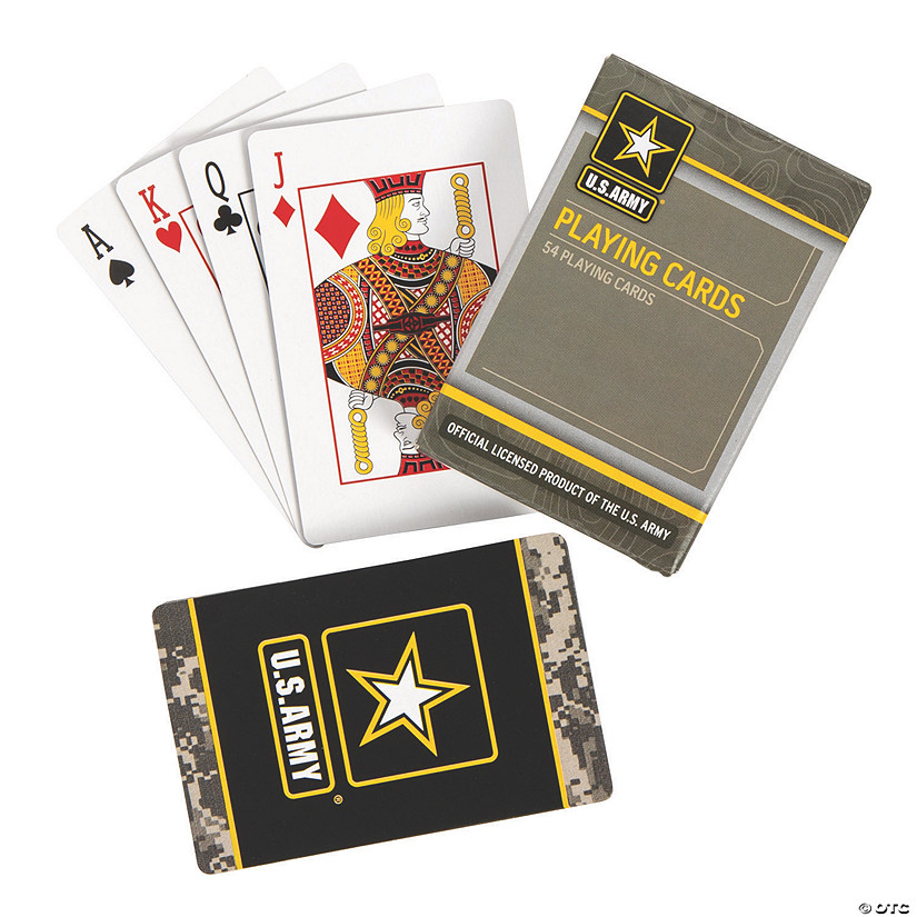 U.S. Army® Playing Cards Oriental Trading