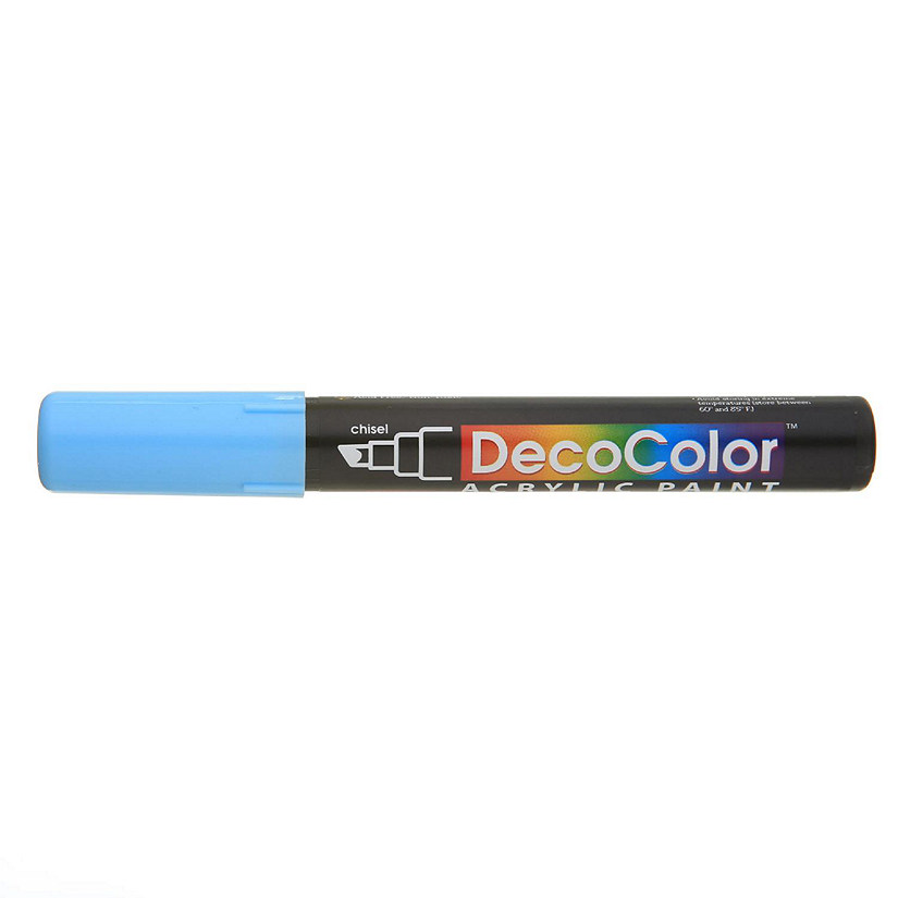 Uchida DecoColor Acrylic Paint Marker, Chisel, Aquamarine Image