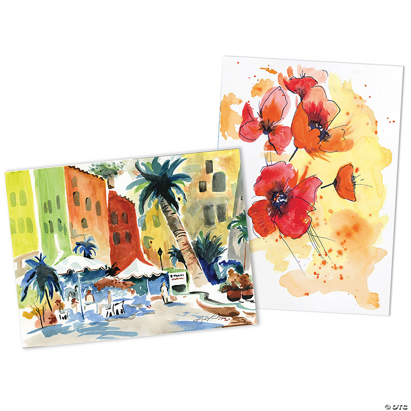 UCreate Watercolor Paper, White, 90lb., 18" x 24", 50 Sheets Image