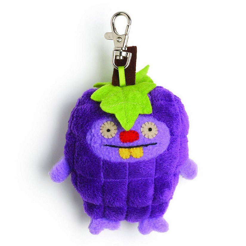 Ugly Dolls Fruities 4" Plush Clip-On: Trunko Grape Image