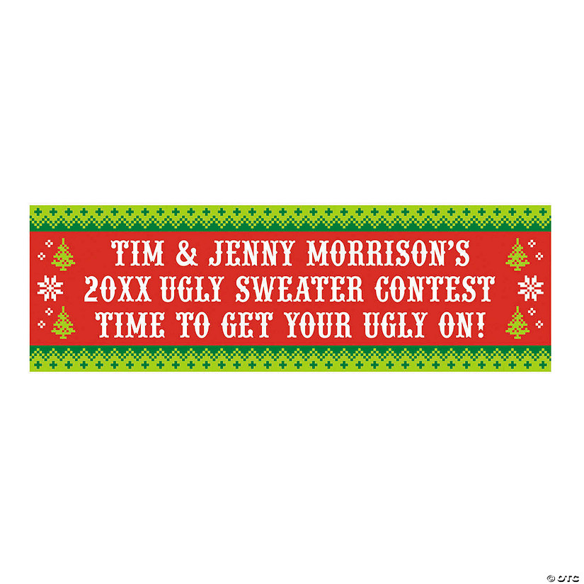 Ugly Sweater Christmas Custom Banner Image