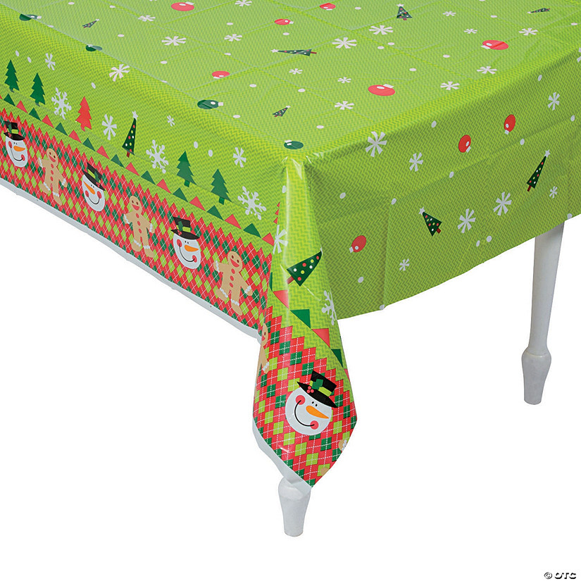 Ugly Sweater Plastic Tablecloth Oriental Trading