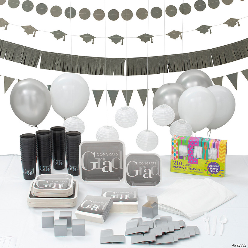 Ultimate Elevated Graduation Party Kit for 50 Oriental Trading