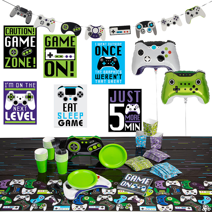 Ultimate Gamer Party Kit for 8 Image