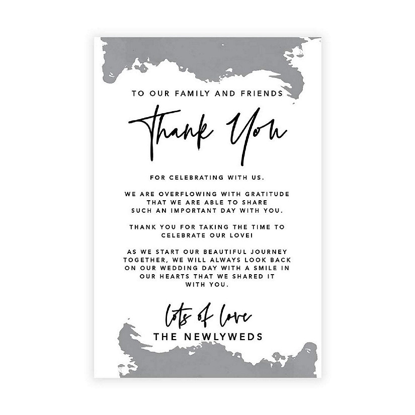 Ultimate Gray TY Card 4x6IN 56PC Image
