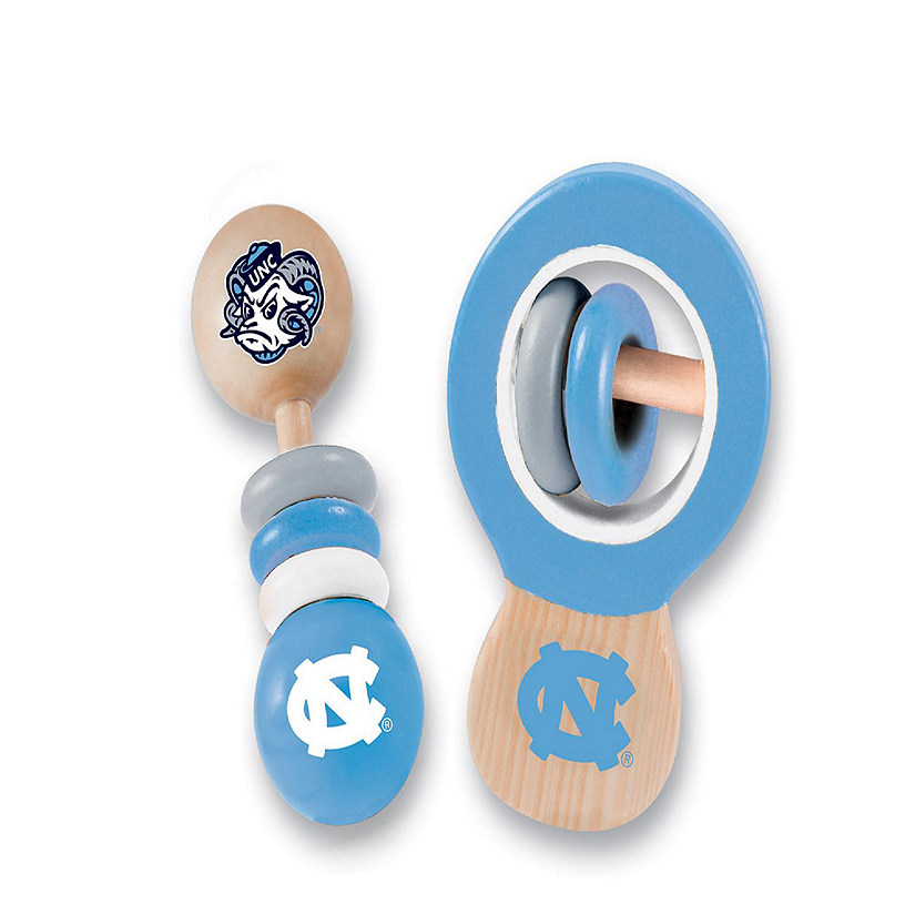 UNC Tar Heels - Baby Rattles 2-Pack Image