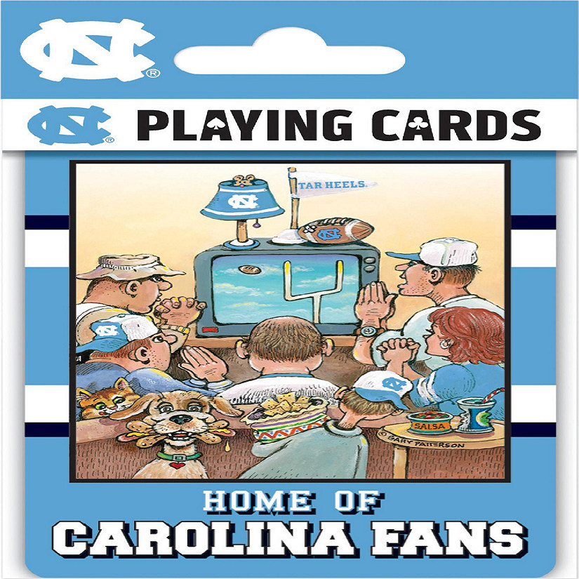 UNC Tar Heels Fan Deck Playing Cards - 54 Card Deck Image