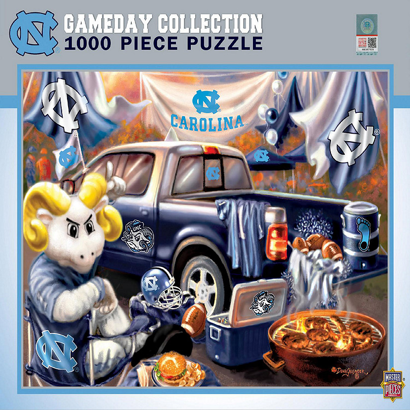 UNC Tar Heels - Gameday 1000 Piece Jigsaw Puzzle Image