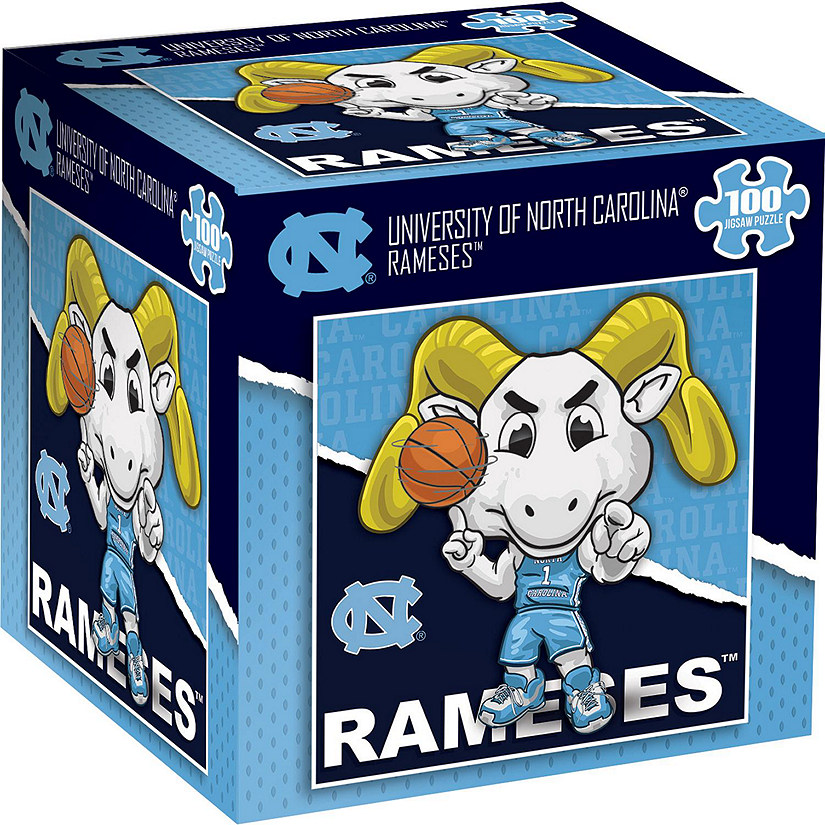 UNC Tar Heels - NCAA Mascot 100 Piece Jigsaw Puzzle Image