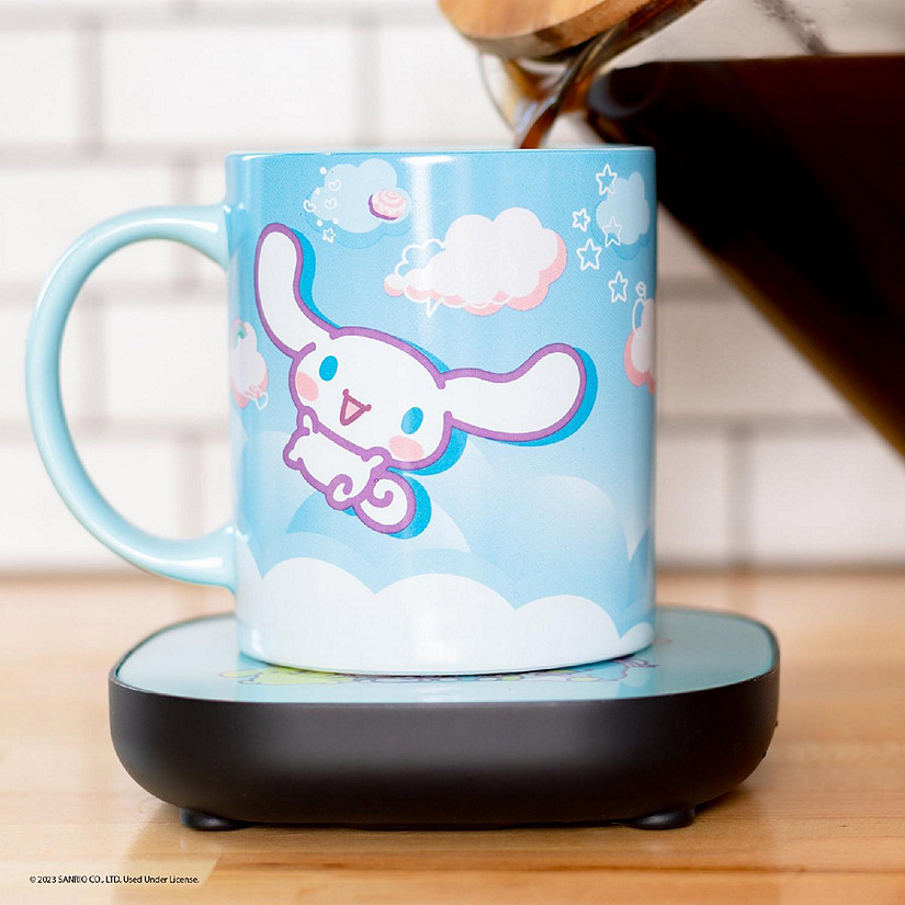 Uncanny Brands Cinnamoroll Coffee Mug with Electric Mug Warmer &#8211; Keeps Your Favorite Beverage Warm - Auto Shut On/Off Image