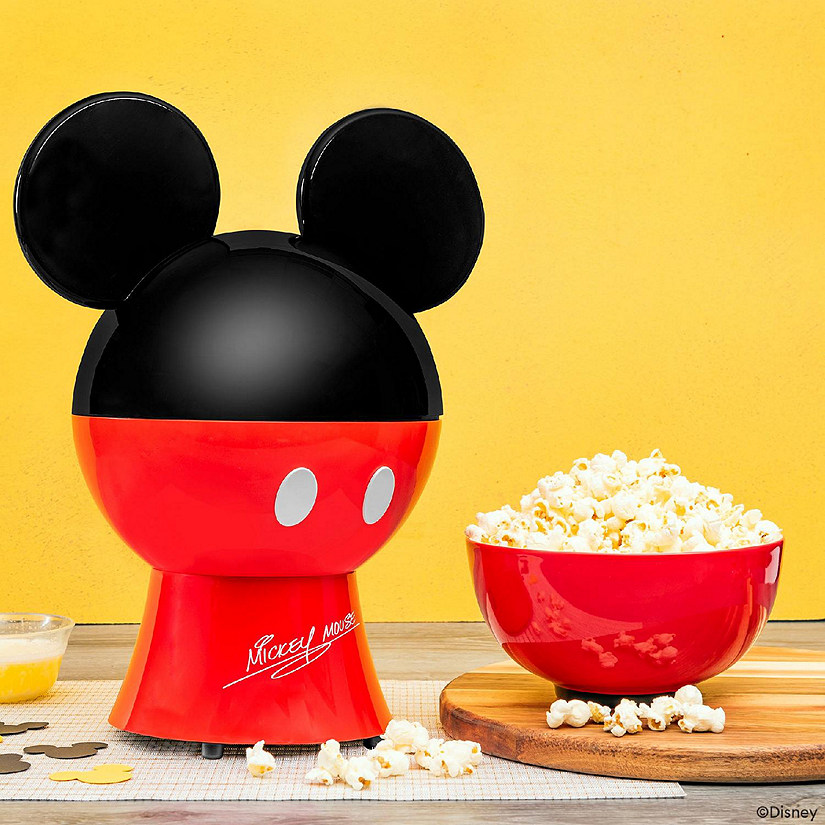 Uncanny Brands Disney Mickey Mouse Popcorn Maker - Kitchen Appliance Image