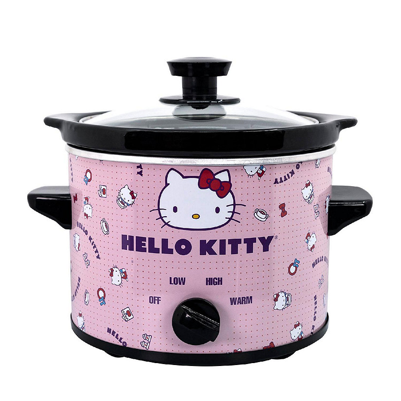 Uncanny Brands Hello Kitty 2qt Slow Cooker - Cook With Hello Kitty Image