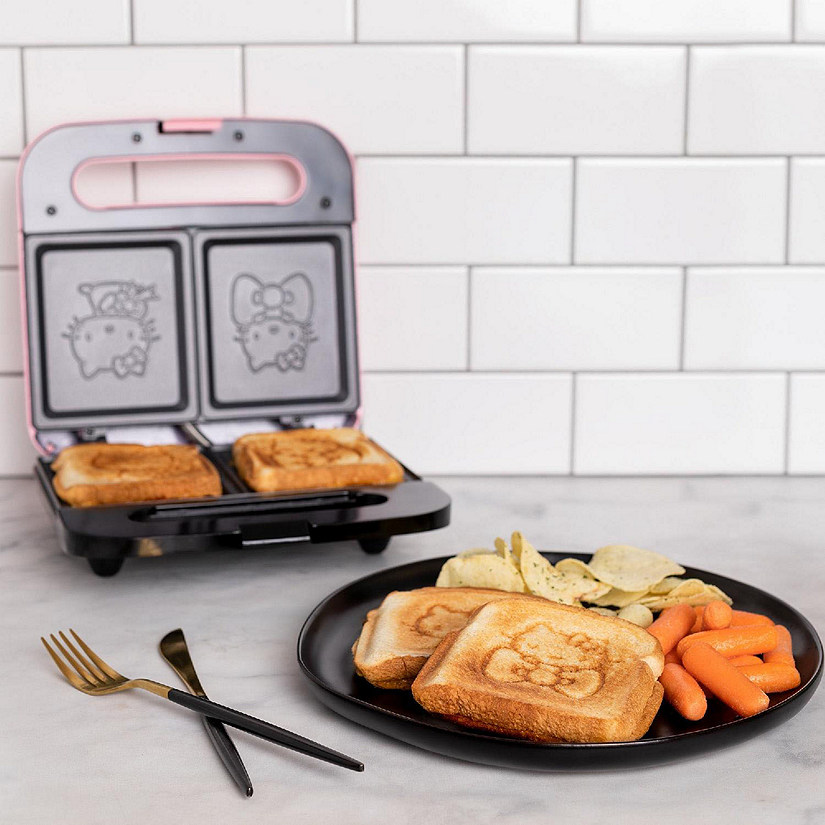 Uncanny Brands Hello Kitty&#174; Grilled Cheese Maker- Panini Press and Compact Indoor Grill Image
