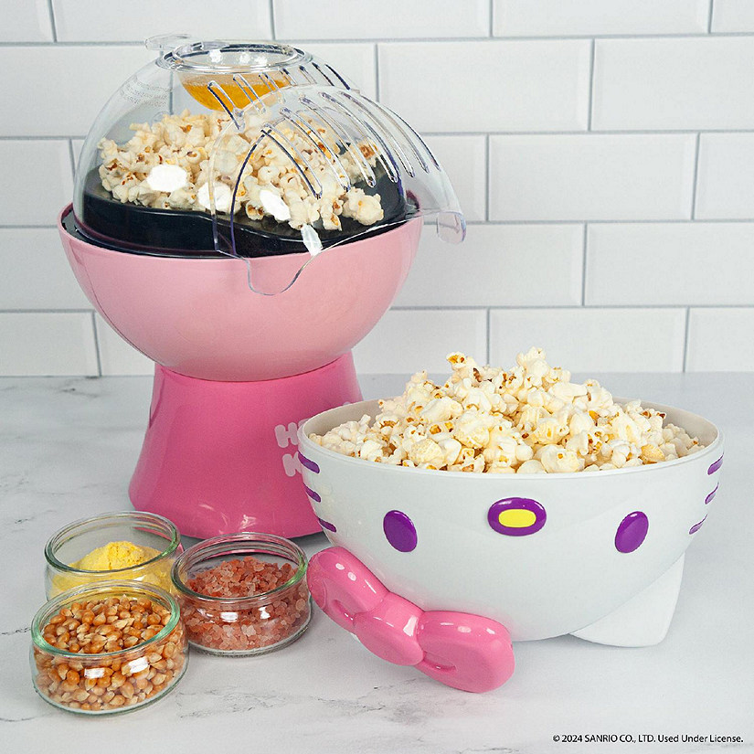 Uncanny Brands Hello Kitty Popcorn Maker - Kitchen Appliance Image