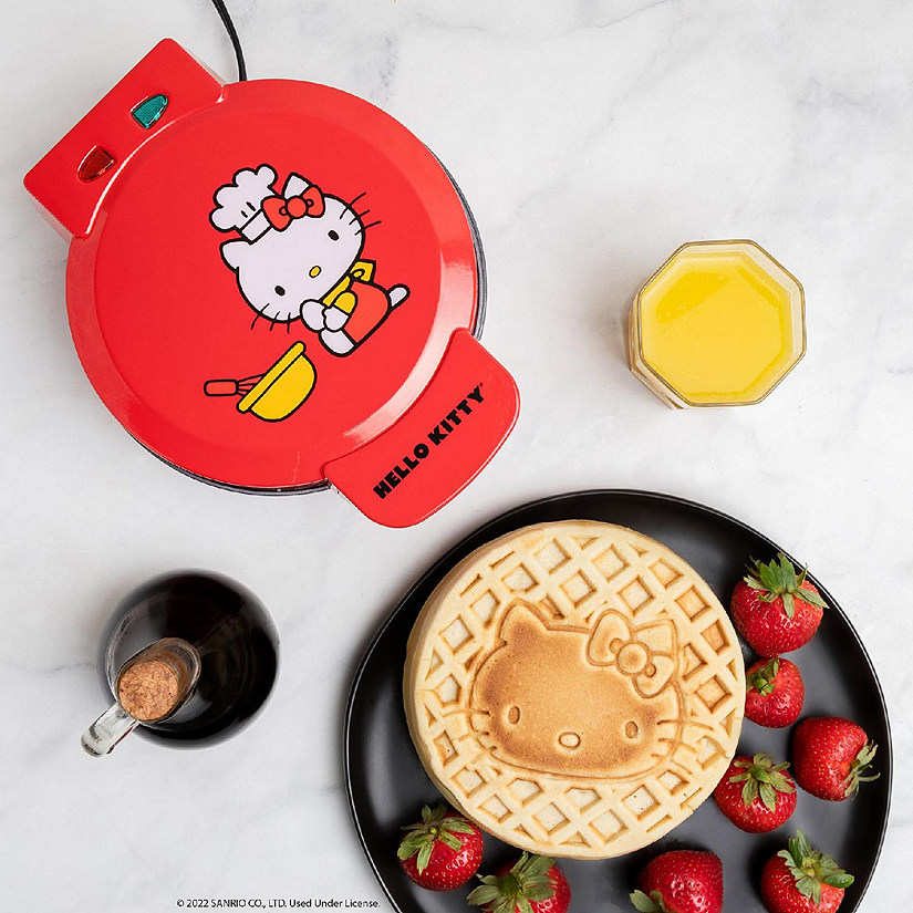 Uncanny Brands Hello Kitty® Waffle Maker Make Hello Kitty Waffles