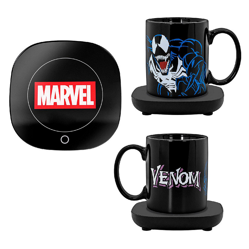Uncanny Brands Marvel Venom Mug Warmer with Mug &#8211; Keeps Your Favorite Beverage Warm - Auto Shut On/Off Image