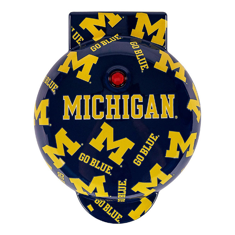 Uncanny Brands Michigan Wolverines Mini Waffle Maker - Small Kitchen Appliance Image