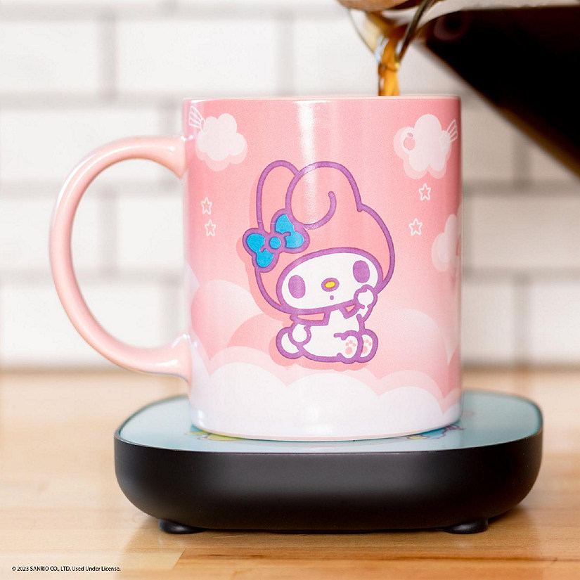 Uncanny Brands My Melody Coffee Mug with Electric Mug Warmer  &#8211; Keeps Your Favorite Beverage Warm - Auto Shut On/Off Image