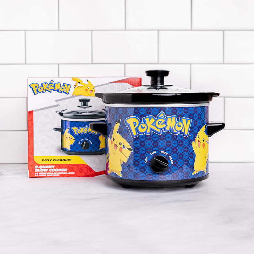 Uncanny Brands Pokemon 2qt Slow Cooker- Cook With Pikachu