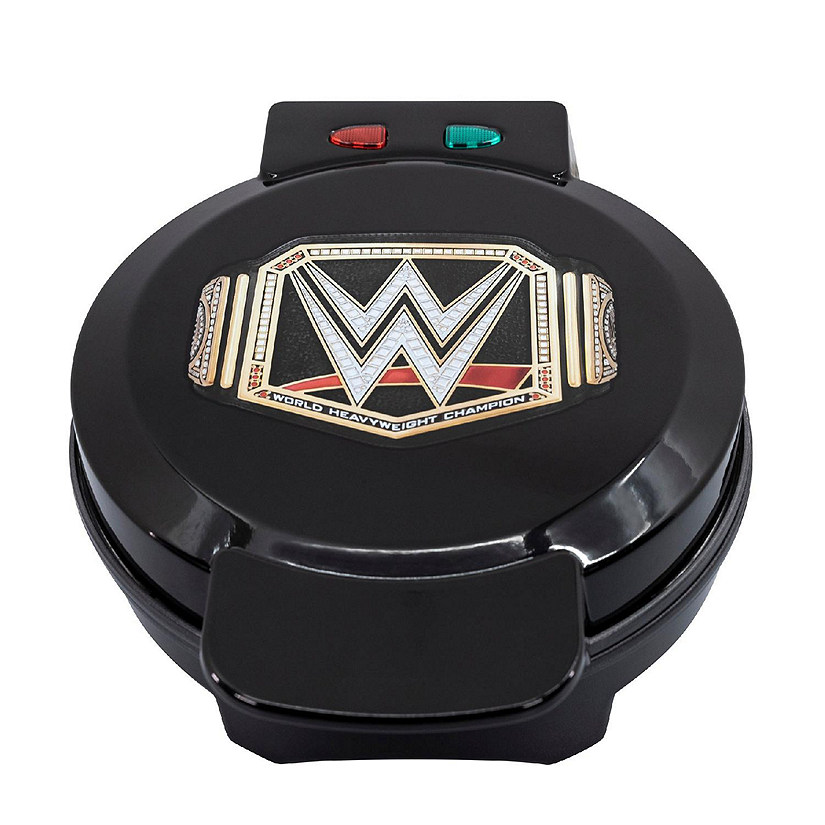 Uncanny Brands WWE Championship Belt Waffle Maker- Start Your Breakfast  Like A Champion- Waffle Iron