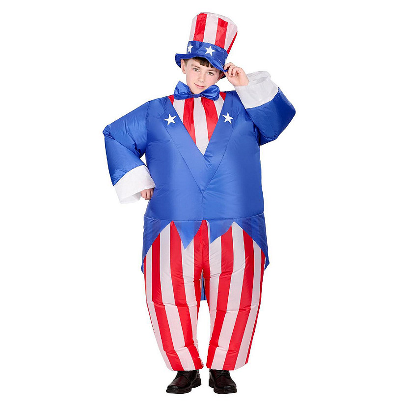 Uncle Sam Inflatable Child Costume  One Size Image
