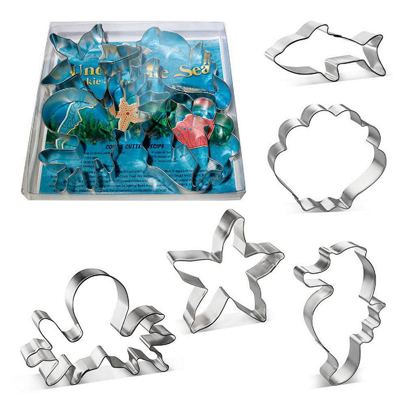 Under The Sea Cookie Cutter 5 Pc Boxed Set L9028 Image