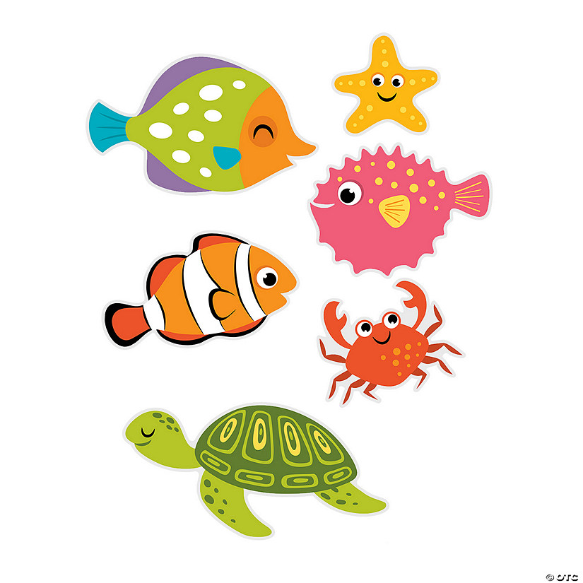 Under the Sea Party Cutouts - 6 Pc. Image